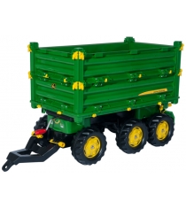 Прицеп для педального трактора Rolly Toys зеленый 125043 18432